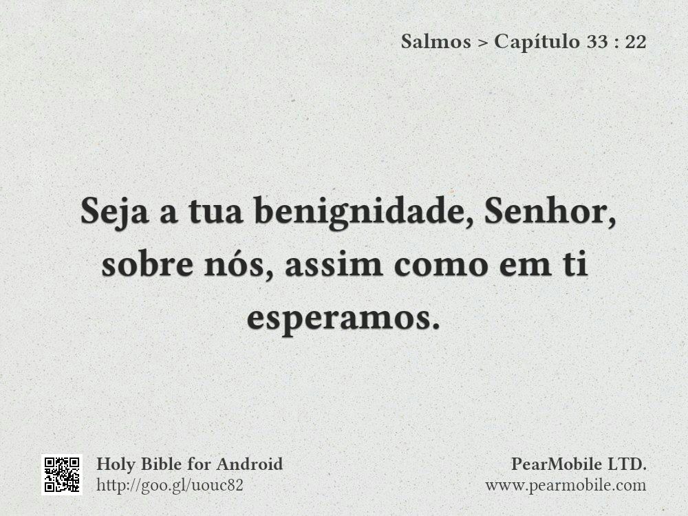 Salmos, Capítulo 33:22